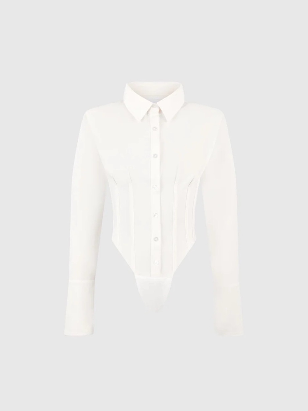 Maniere De Voir Agnes Corset Shirt Bodysuit - Picture 3 of 4
